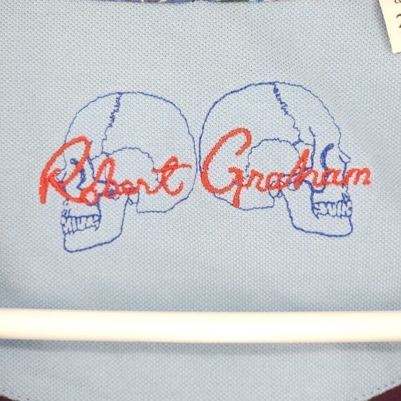 Robert Graham Plum Purple Polo Shirt - Men's XXL - Picture 10 of 10